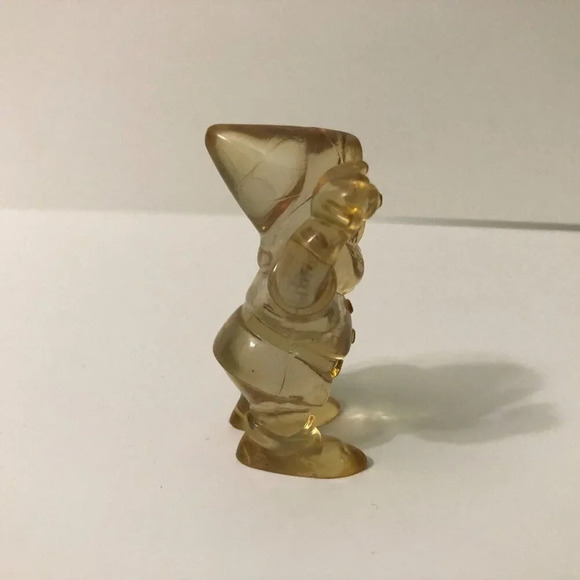 Vintage Walt Disney Dwarfs Lucite Figures Dopey Snow White Doc Lot of 2 - Picture 9 of 14